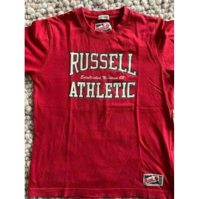 RUSSELL rood shirt maat 152