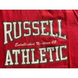 RUSSELL rood shirt maat 152