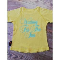 T-shirt maat 110 met print