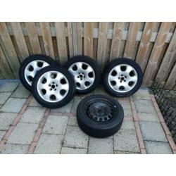 VW winter banden en velgen 16 inch