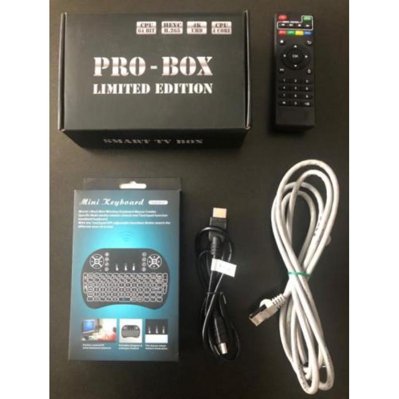 TV PRO Box Limited Edition android met nieuwste kodi 17.6