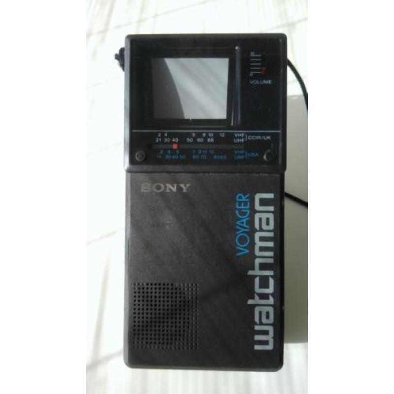 Portable Z/W sony TV