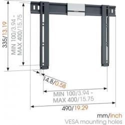 Vogels THIN 405 muurbeugels