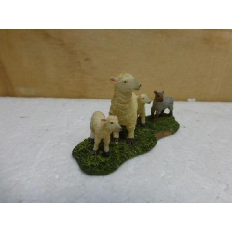 luville Sheep schapen kerstdorp figurine dieren kerst