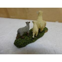 luville Sheep schapen kerstdorp figurine dieren kerst