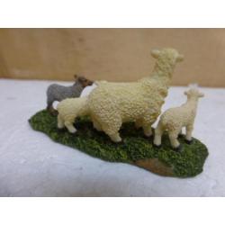 luville Sheep schapen kerstdorp figurine dieren kerst