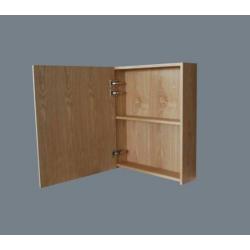 Spiegelkast Wood 60 cm massief Geolied Eiken