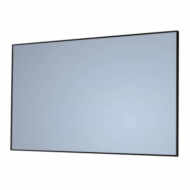 Badkamerspiegel Sanicare Q-Mirrors 75x70x2cm Zwart