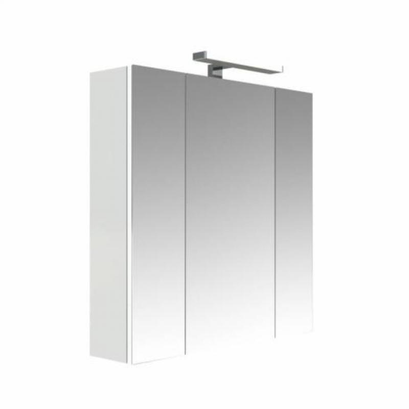 Spiegelkast Allibert Juno LED Verlichting 70x75.2x16cm So...