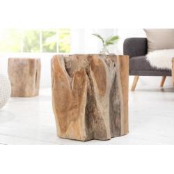 Hocker Wood 45cm Massief Teak Hout 21292