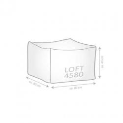 Sitting Point Poef Loft Skins - Wasbeer