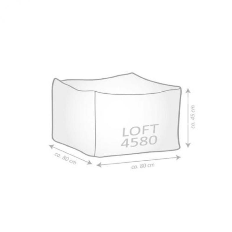 Sitting Point Poef Loft Skins - Wasbeer