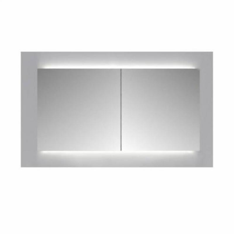 Spiegelkast Sanicare Qlassics Ambiance 80 cm 2 Deuren Gre...