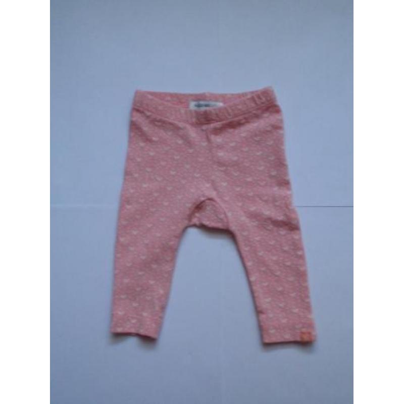 Noppies Roze Broekje Legging Broek Wit Stipjes maat 50 56 48